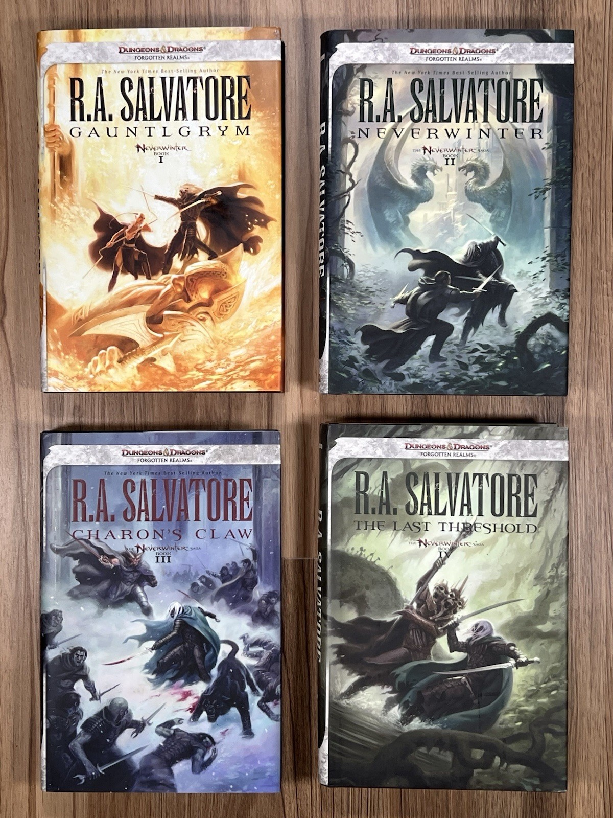 Forgotten Realms The Neverwinter Saga R.A. Salvatore Book 1-4 D&D Hardcover
