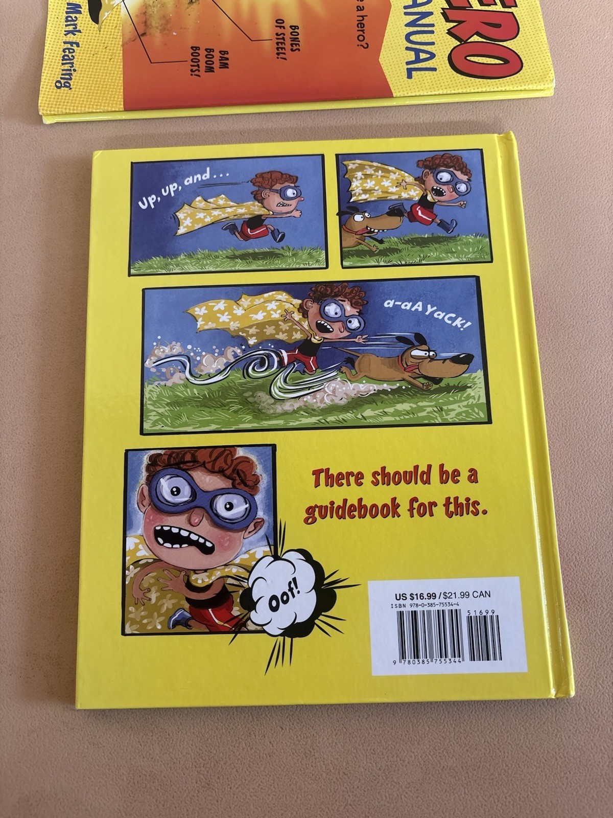 Superhero Instruction Manual HC Kristy Dempsey Kids Book Binding Issue