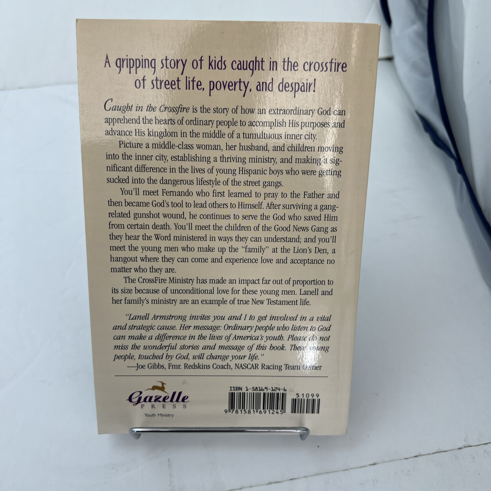 Caught in the Cross Fire Signed By Author Lanell Armstrong