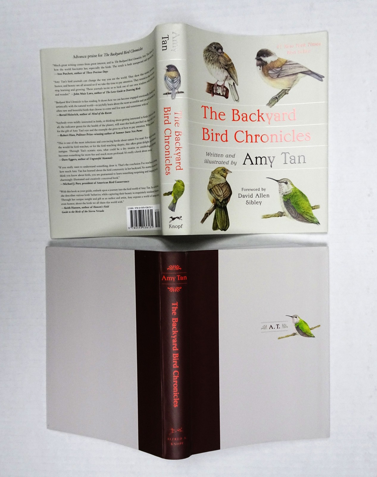 The Backyard Bird Chronicles Book Amy Tan Flexibound Dust Jacket Illustrated New
