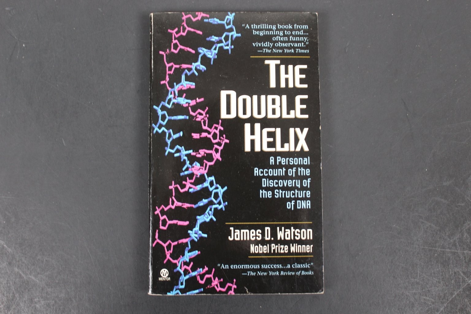 The Double Helix James D. Watson 1969 First Mentor Printing DNA Science Mentor