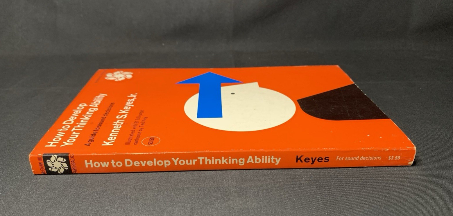 How to Develop Your Thinking Ability Kenneth Keyes 1st PB 1963 Ted Key Cartoons