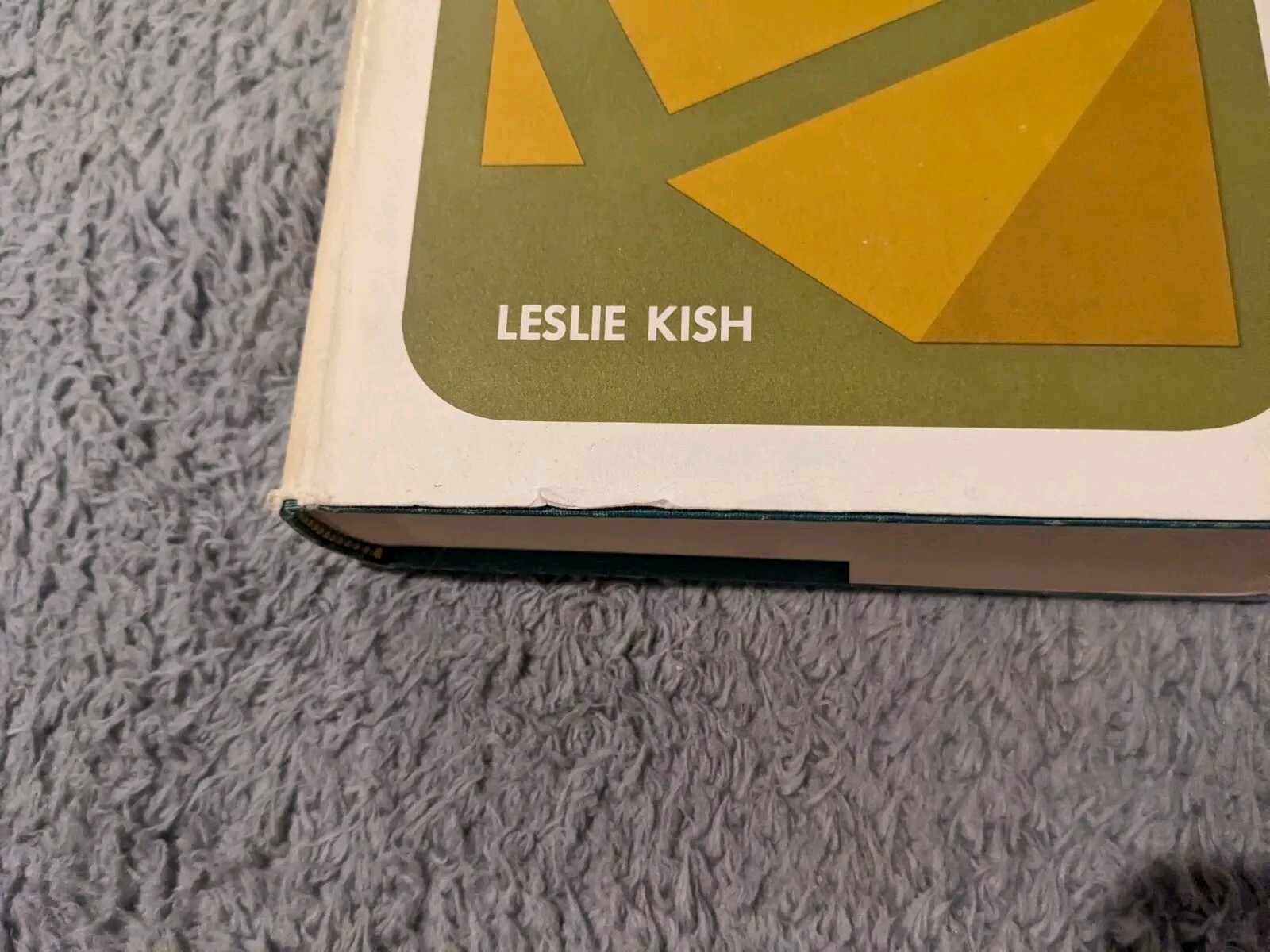 Survey Sampling Leslie Kish 1967 Second Edition John Wiley And Sons Hardcover
