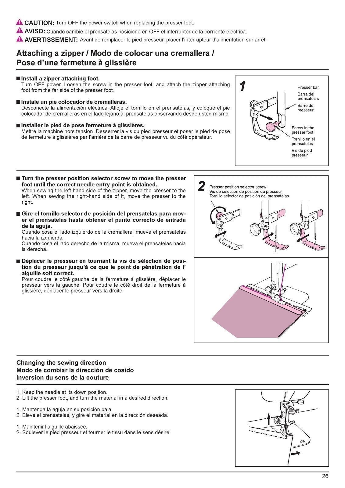 JUKI TL-2010Q Sewing Machine User Manual HEAVY-DUTY SPIRAL – PROTECTIVE COVERING