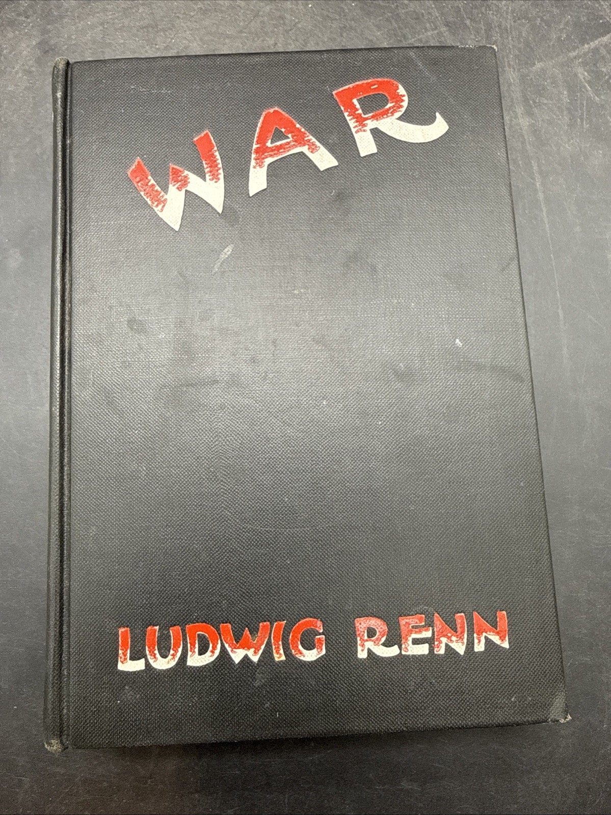 RARE EDITORIAL COPY “WAR” Ludwig Renn WWI 1929 1st Edition