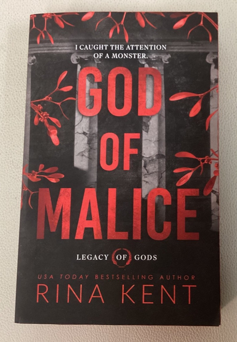 2024 GOD OF MALICE Legacy of the Gods Deluxe Edition Rina Kent Red Text Block LN