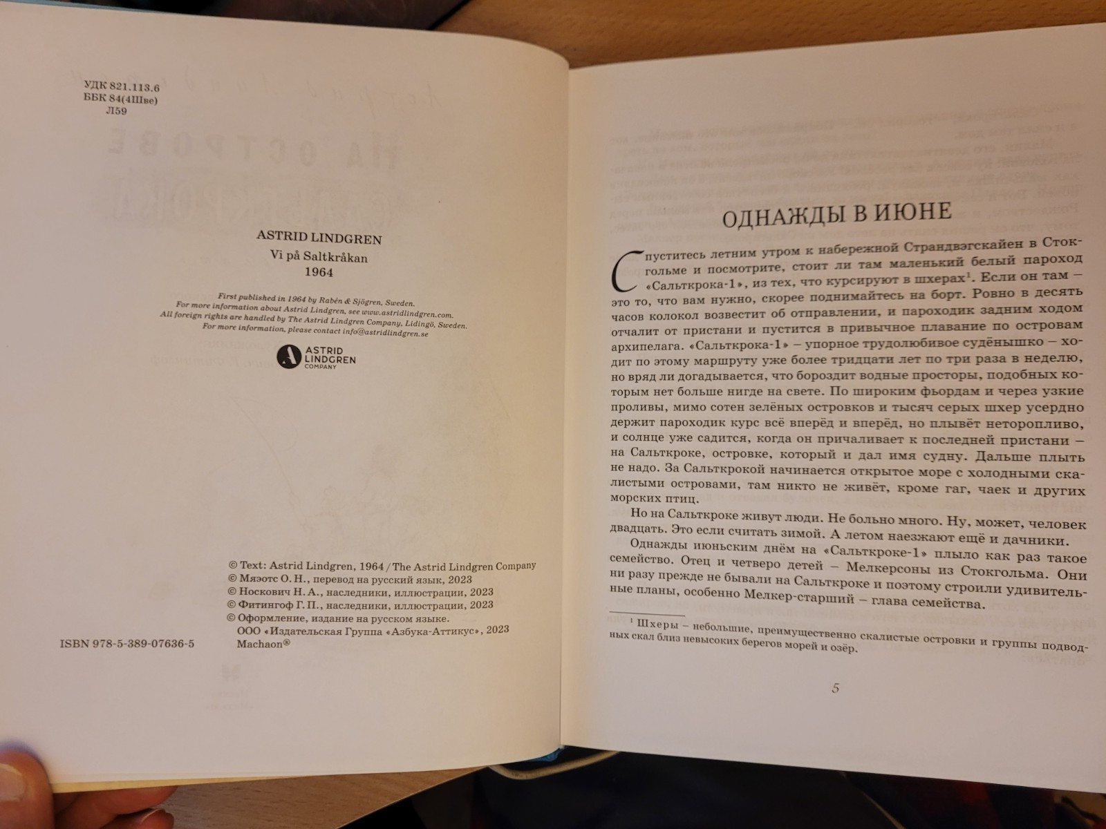 Astrid Lindgren. Астрид Линдгрен: На острове Сальткрока: Повесть 2023 HC Russian