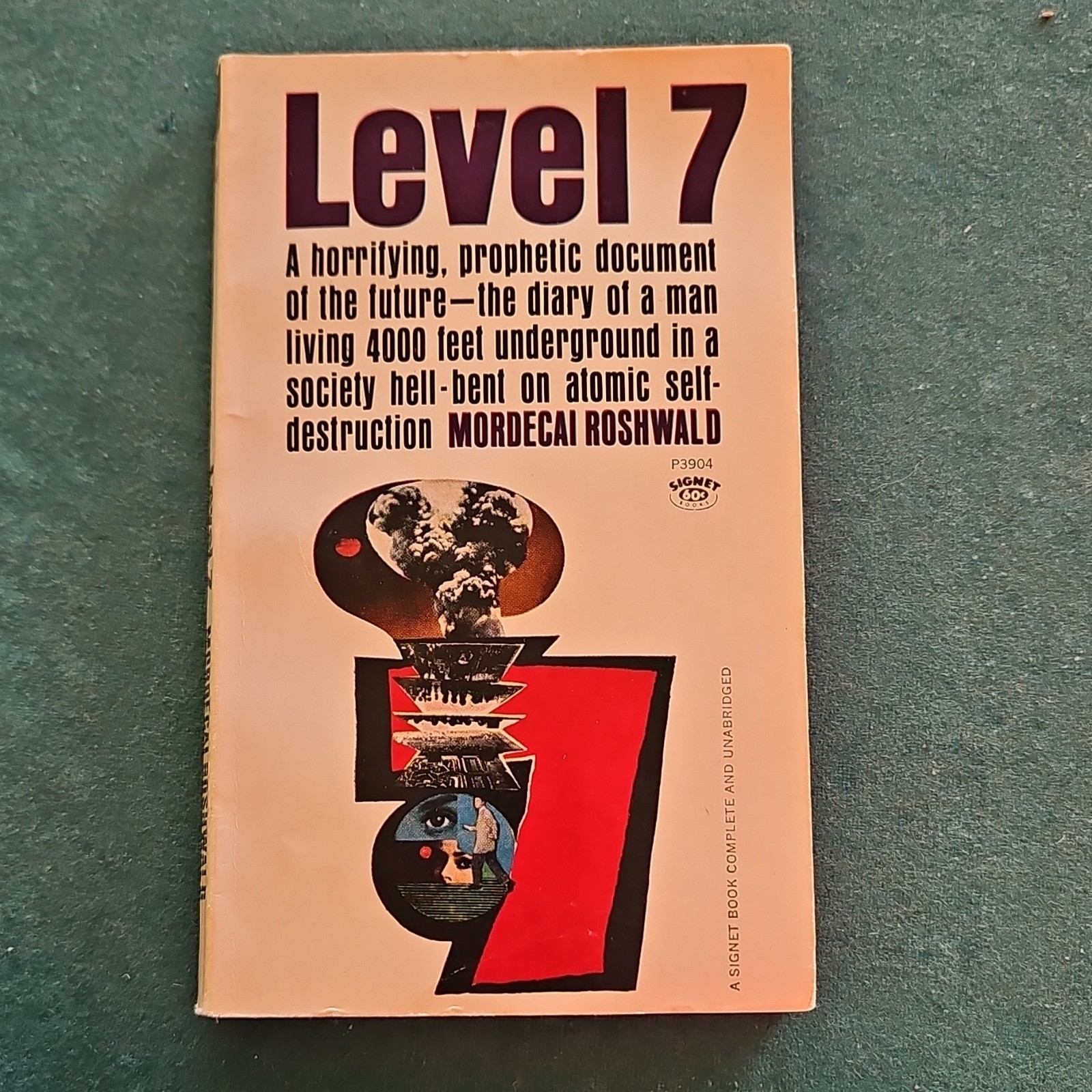 Level 7 by Mordecai Roshwald Paperback New American Library Sci-Fi Novel