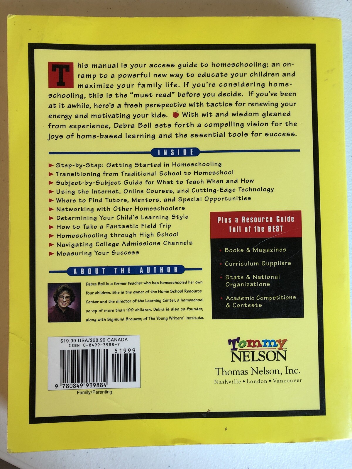 Ultimate Guide to Homeschooling by Debra Bell (1997, Paperback)