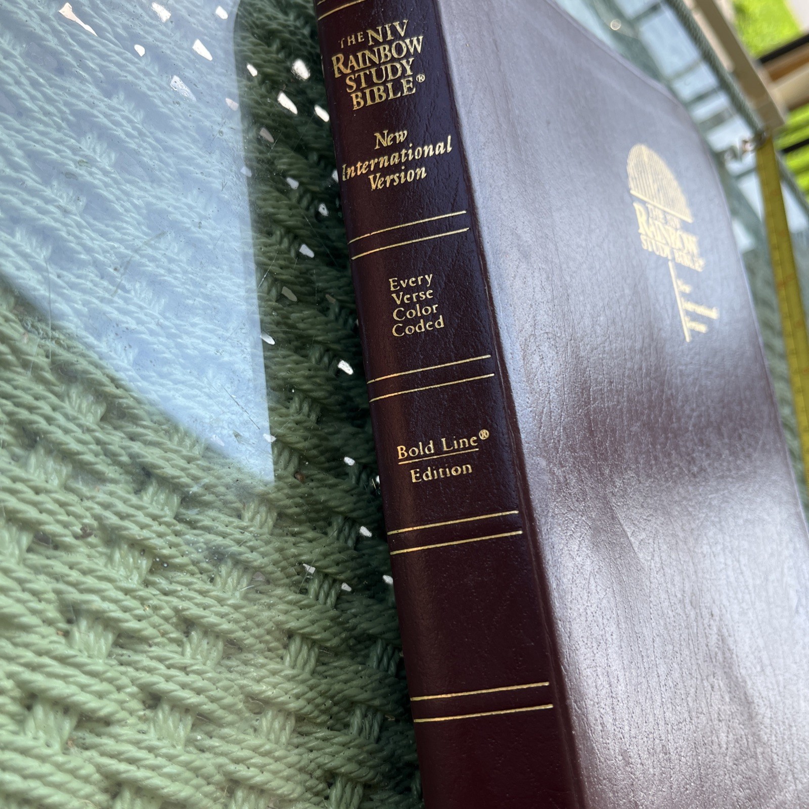 Rainbow Study Bible NIV New International Version Genuine Bon Leather Zig Ziglar