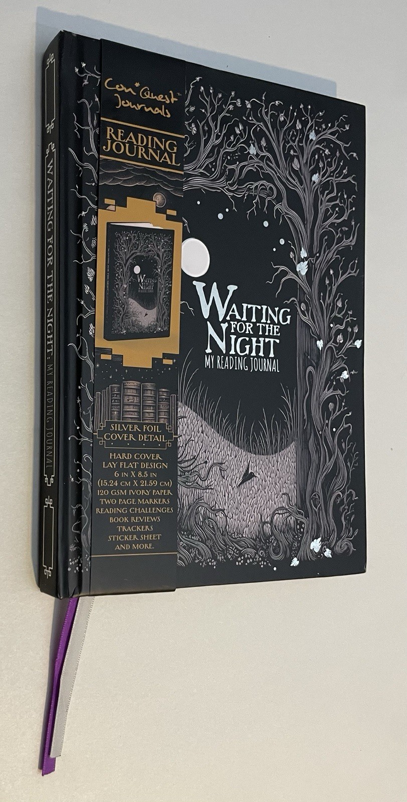 Waiting For The Night My Reading Journal 150 Pages Reading Journal Con Quest