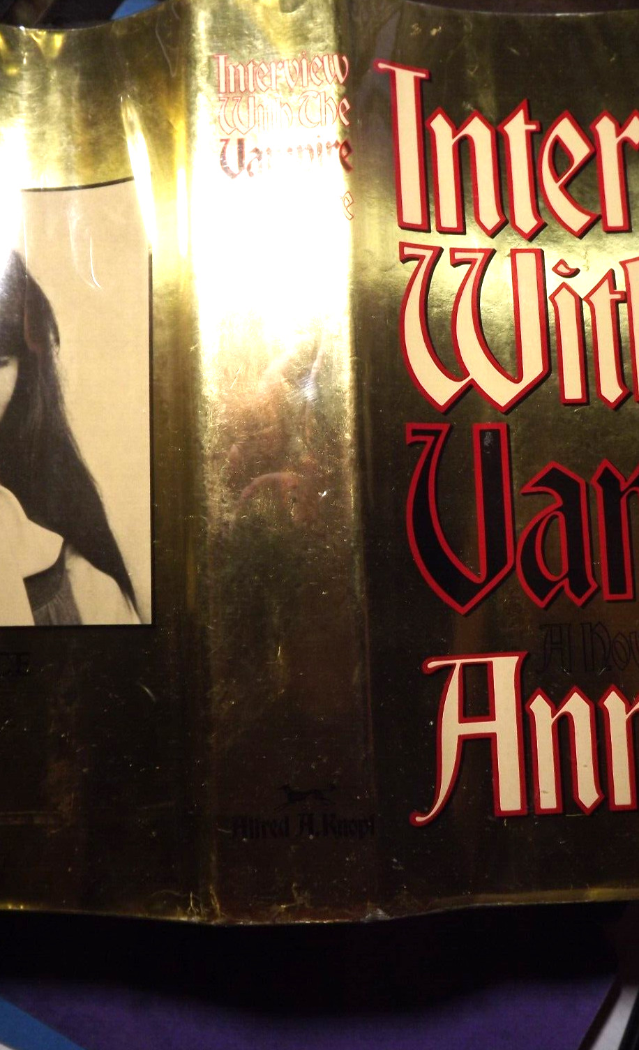 Anne Rice – Interview With The Vampire (1976) HC.DJ. 1st. Ed. 4th Prnt Signed BP