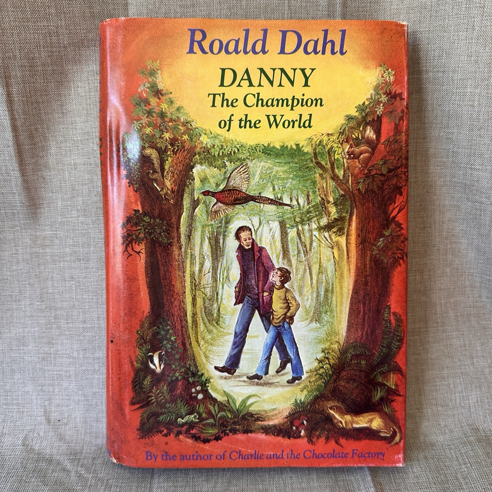 Danny The Champion Of The World Roald Dahl 1st US Edition 1st Print 1975 HC DJ