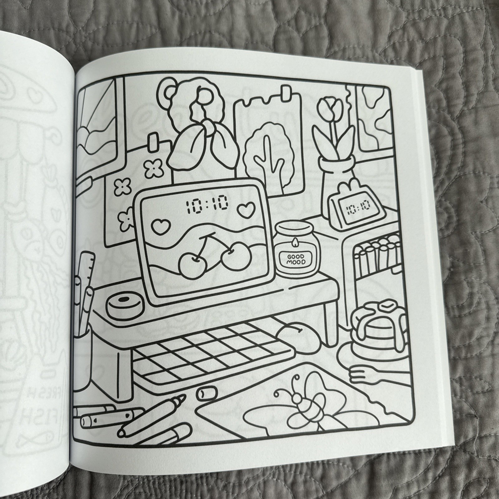 Coloring Book for Adults and Teens, Super Cute Designs of Cozy,