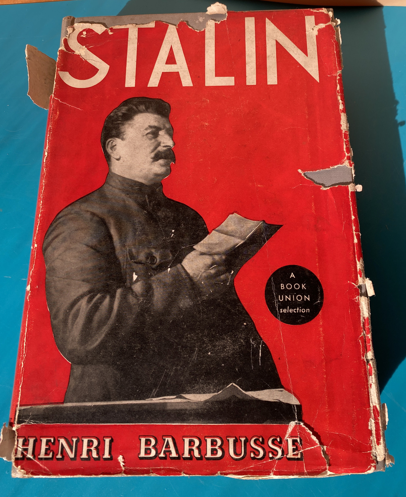 Stalin By Henri Barbusse 1935 Macmillian HD Book Dust Jacket