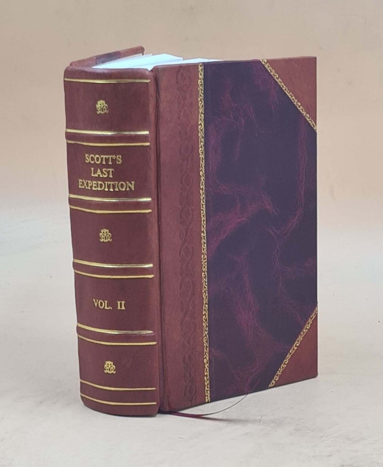 scotts last expedition V. 2 1914 [Leather Bound]