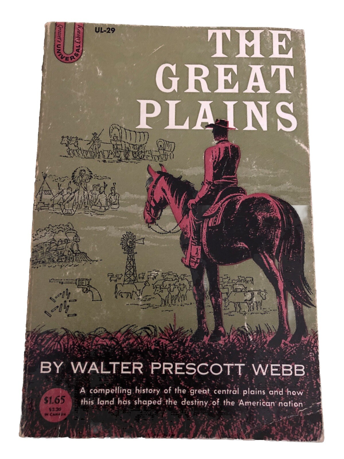 The Great Plains By Walter Prescott Webb 1931 Paperback Vintage