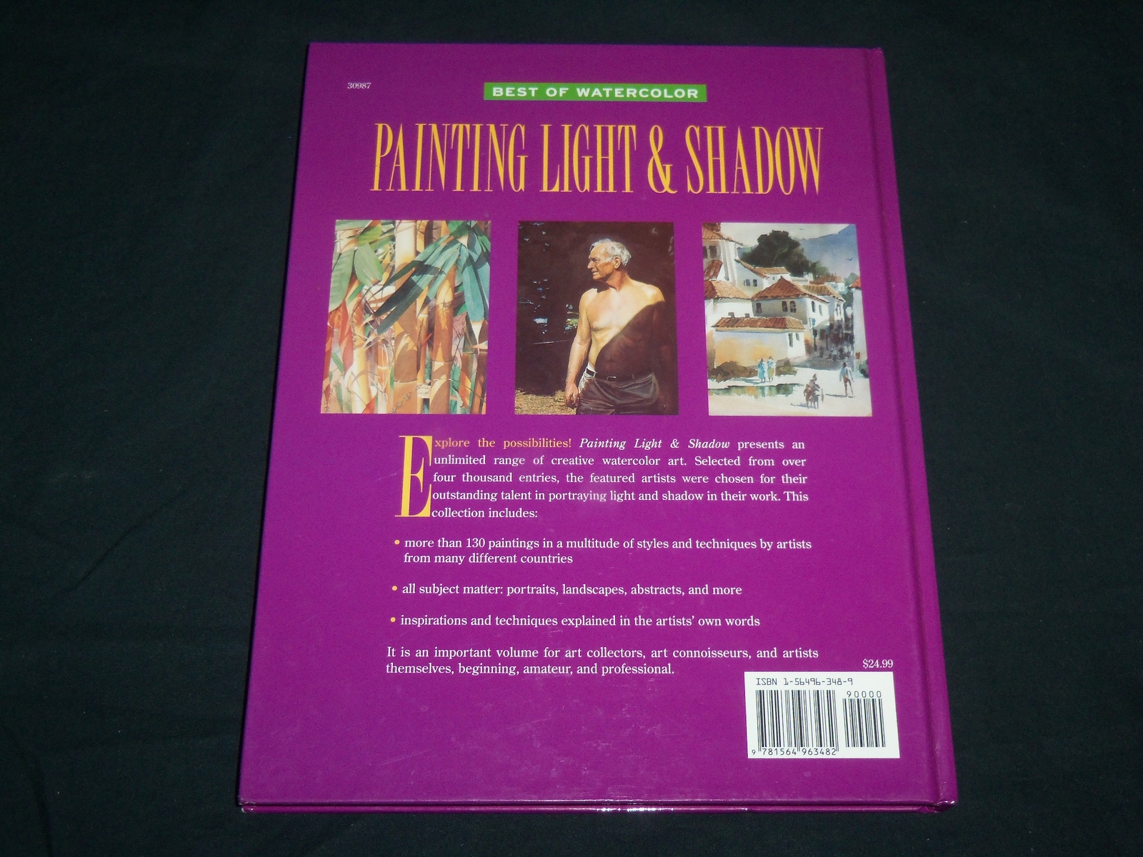 1997 PAINTING LIGHT AND SHADOW HARDCOVER BOOK – GREAT PHOTOS – I 2014