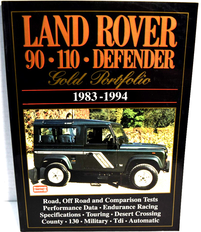 LAND ROVER 90-110-Defender Gold Portfolio 1983-1994 Brooklands Road Tests *VG*