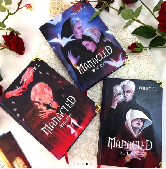 manacled book by senlinyu Full chapter (volume 1.2.3) – Hard cover