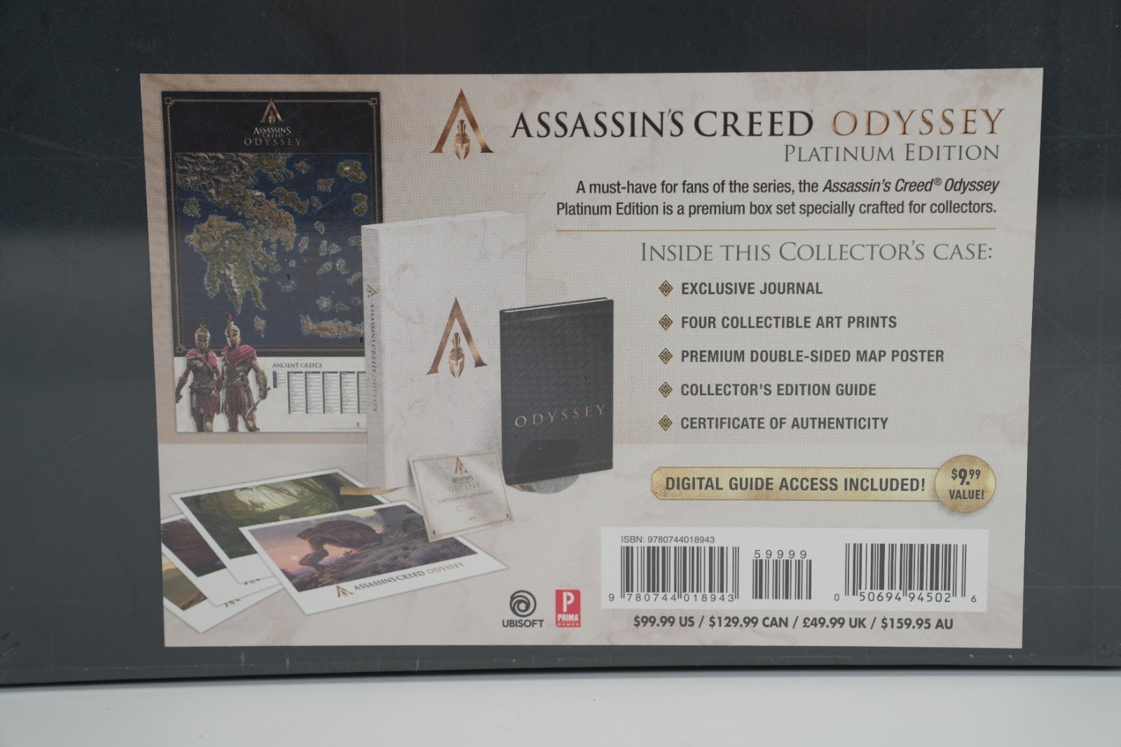 🚨Sealed🚨 Assassin’s Creed Odyssey Official Collector’s Platinum Edition Guide