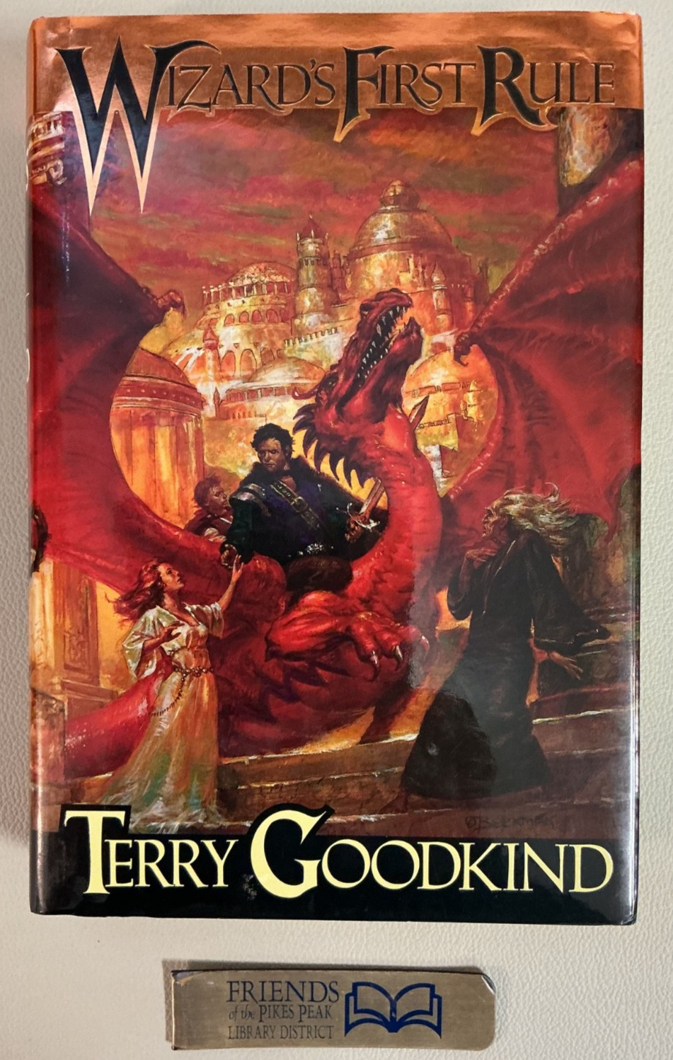 WIZARD’S FIRST RULE Terry Goodkind DEBUT NOVEL! 1st Ed/1st Print HCDJ Sept. 1994