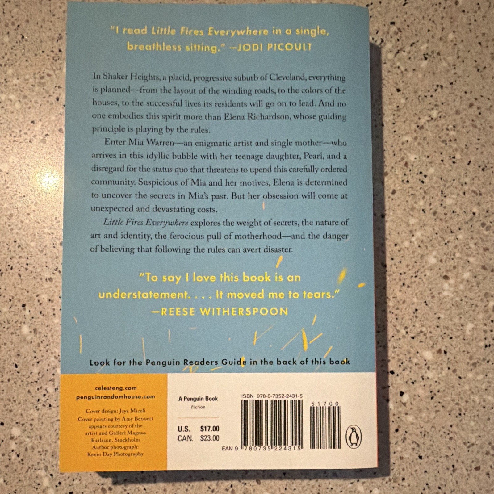 Little Fires Everywhere by Celeste Ng TPB 2019 Penguin Reese’s Book Club