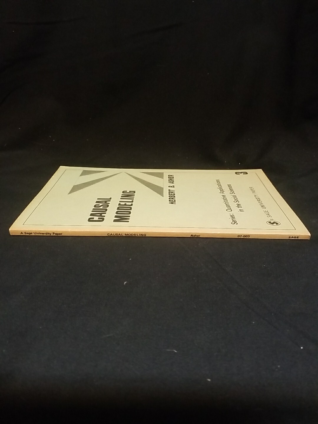 Series: Quantitative Apps in Social Sciences #3, 1976 Causal Modeling by Asher