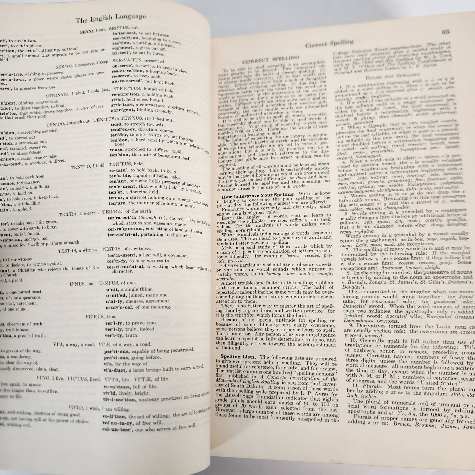 The Lincoln Library of Essential Information Frontier Press 1924 Self-Education