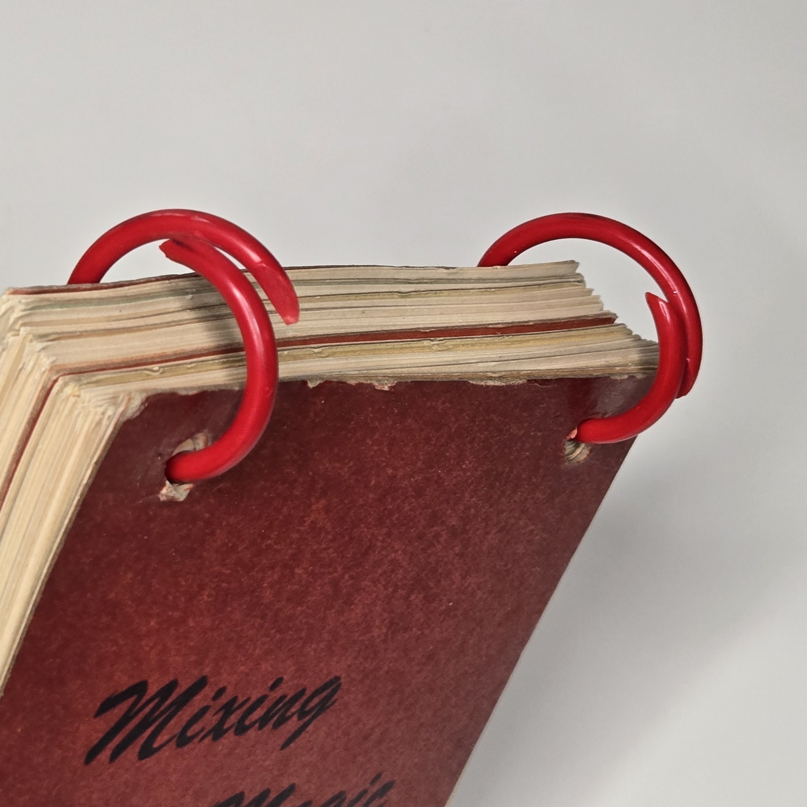 Mixing Magic Recipe Booklet – Downey Emblem Club No. 309 – Vintage – Ring Bound