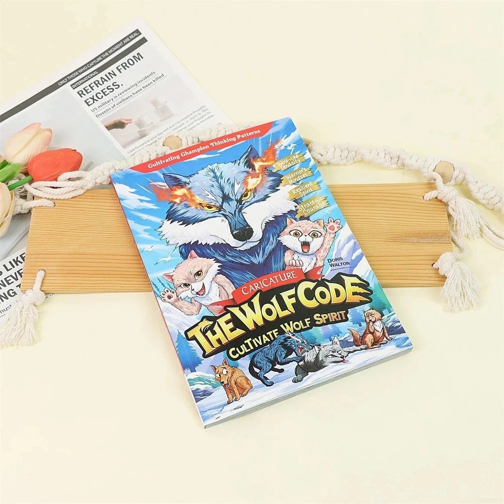 The-Wolf Code Cultivate Wolf Spirit Growth Mindset Children’s Book English