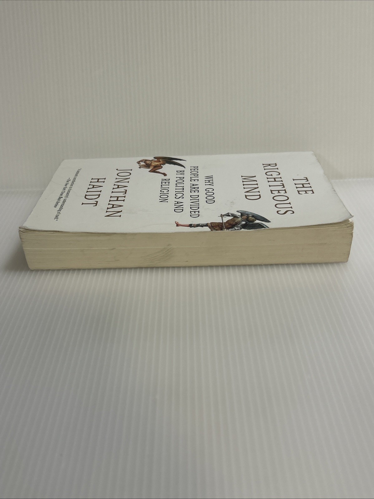 Righteous Mind Why Good People Are Divided by Politics Religion by J. Haidt PB