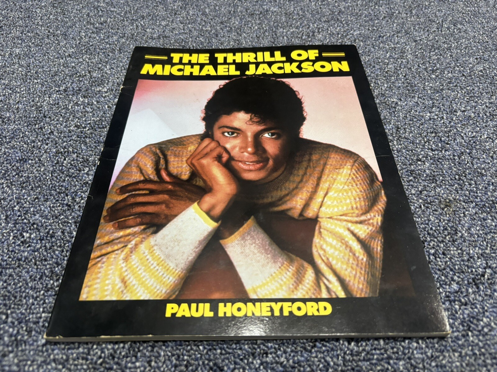 MICHAEL JACKSON The Thrill Of Michael Jackson large paperback book from 1984