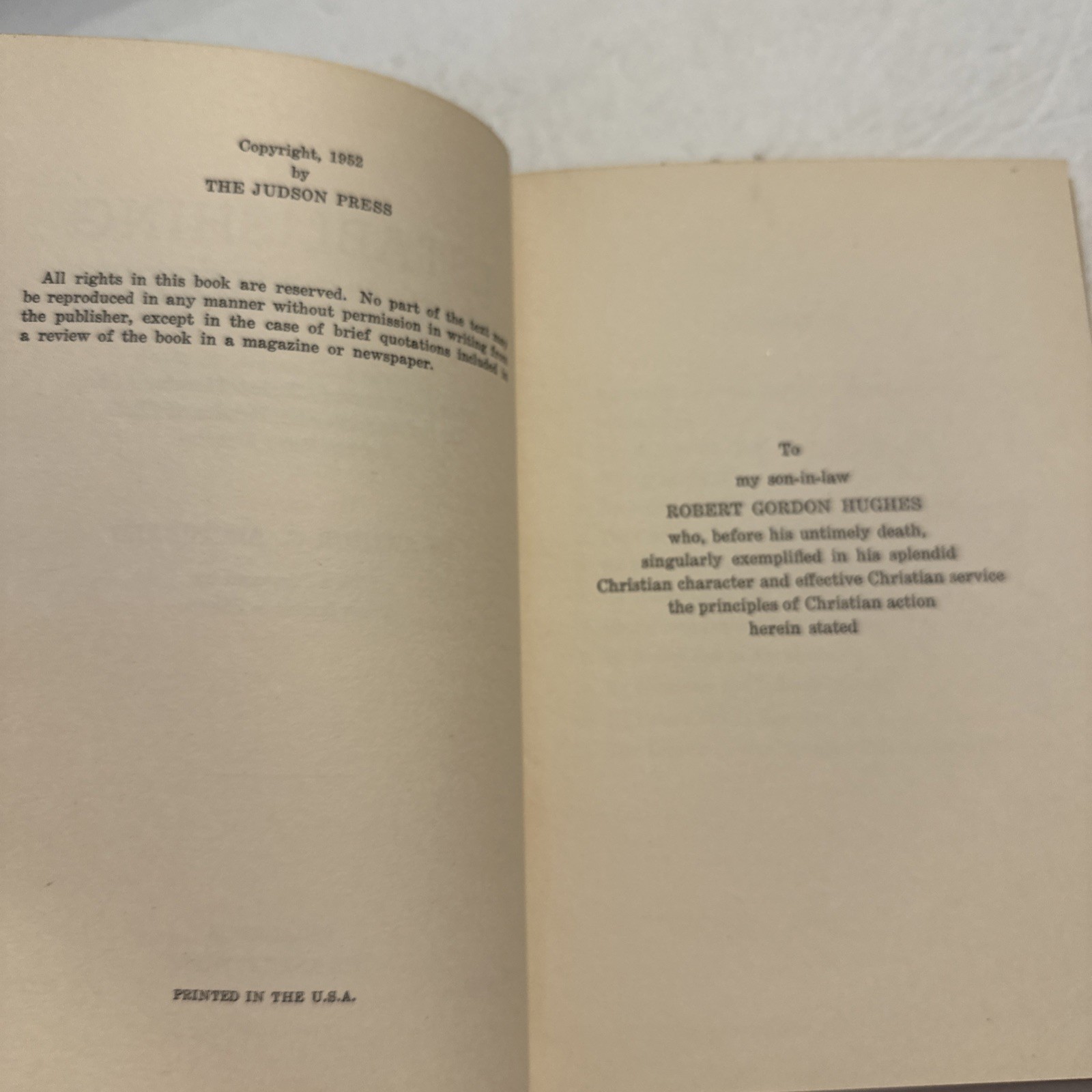“Establishing the Converts Arthur C Archibald 1952 HCDJ The Judson Press