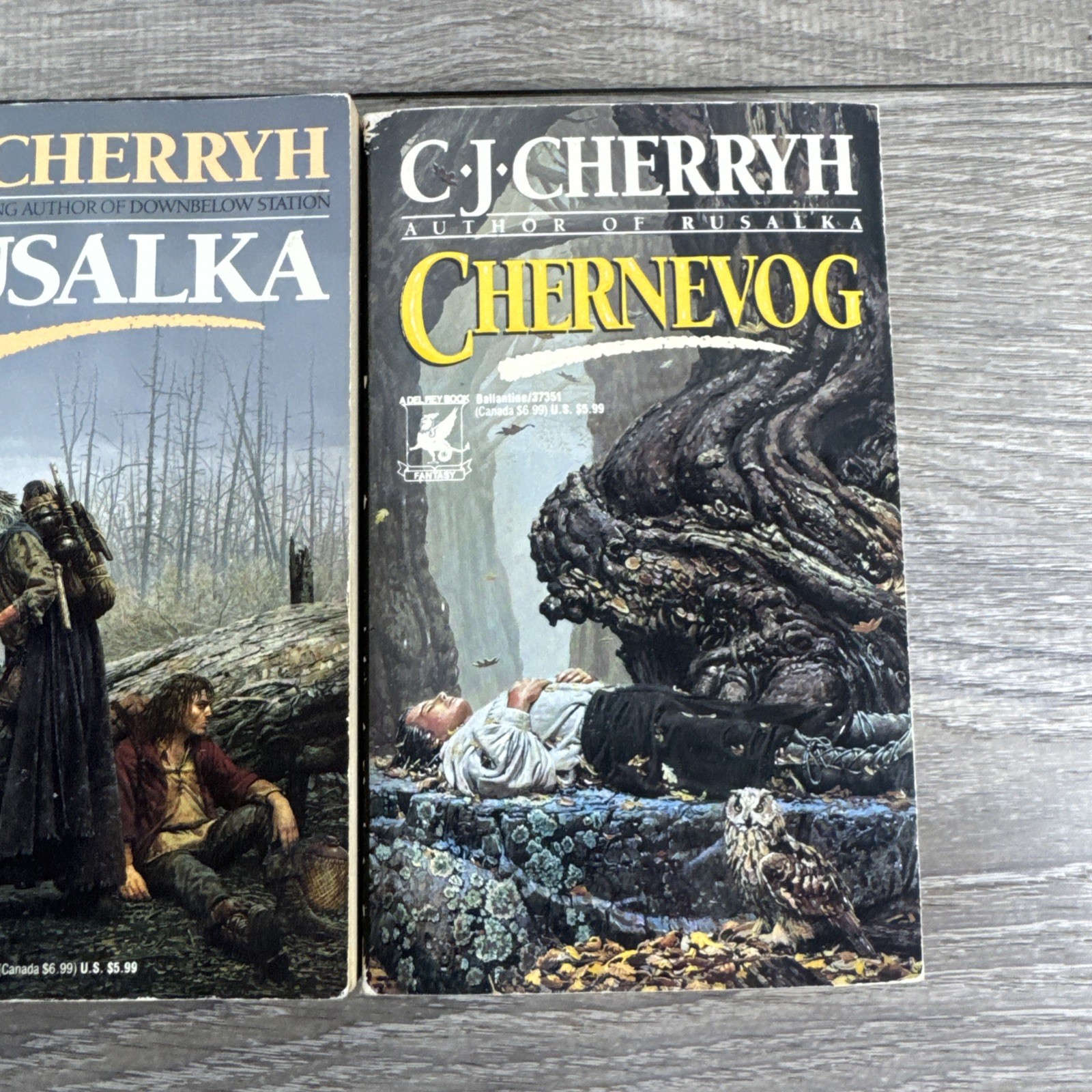 C. J. Cherryh – Russian Stories Book Lot of 2 PB – Chernevog, Rusalka ,Charnevog