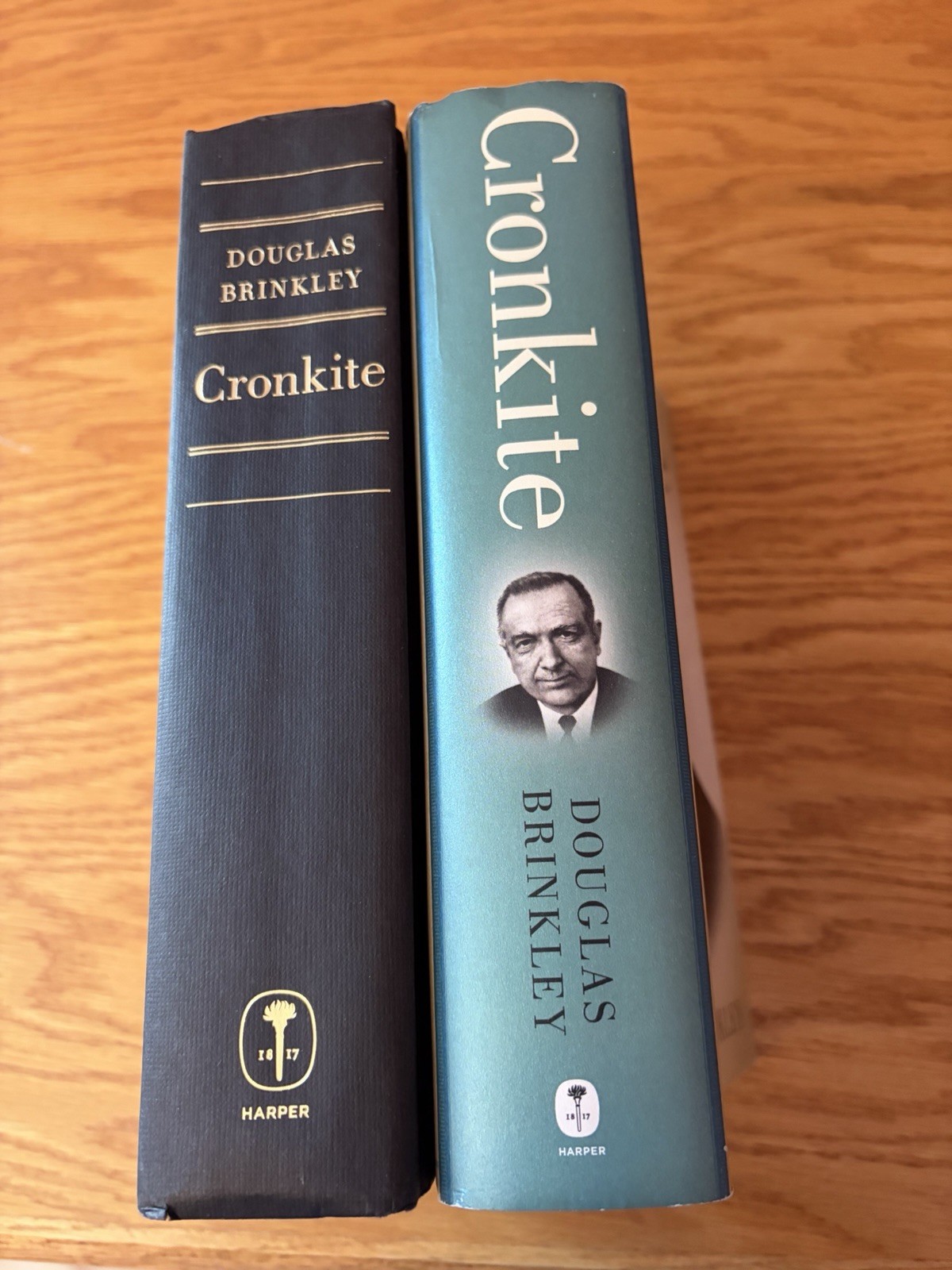 Cronkite by Douglas Brinkley, Signed, 1st Edition, HCDJ