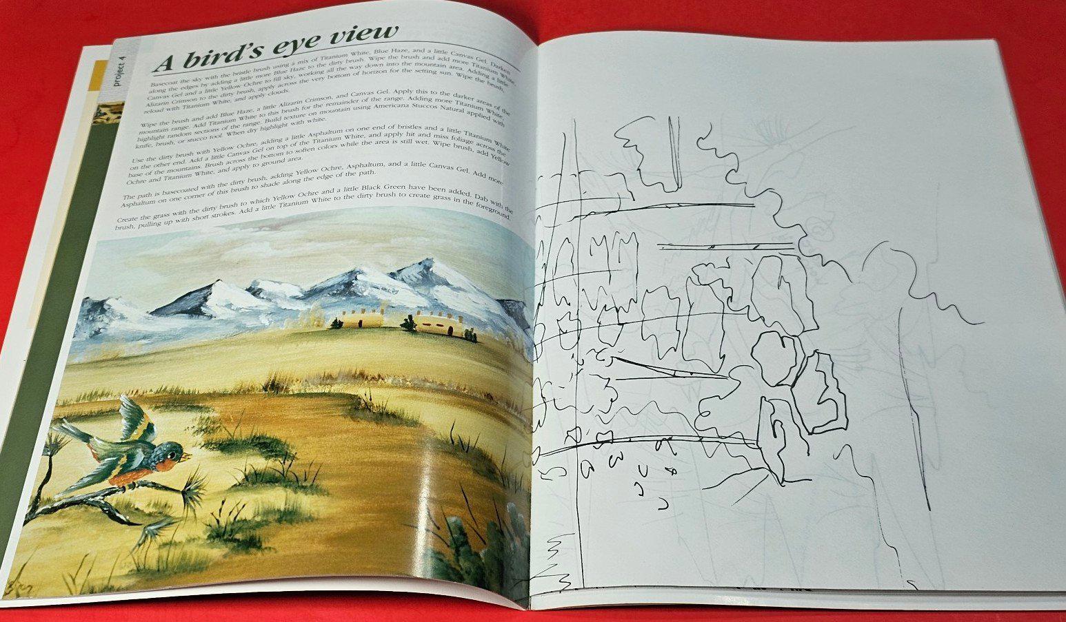 More Acrylic Canvas Painting Step By Step Instructions Guide Manual by DecoArt