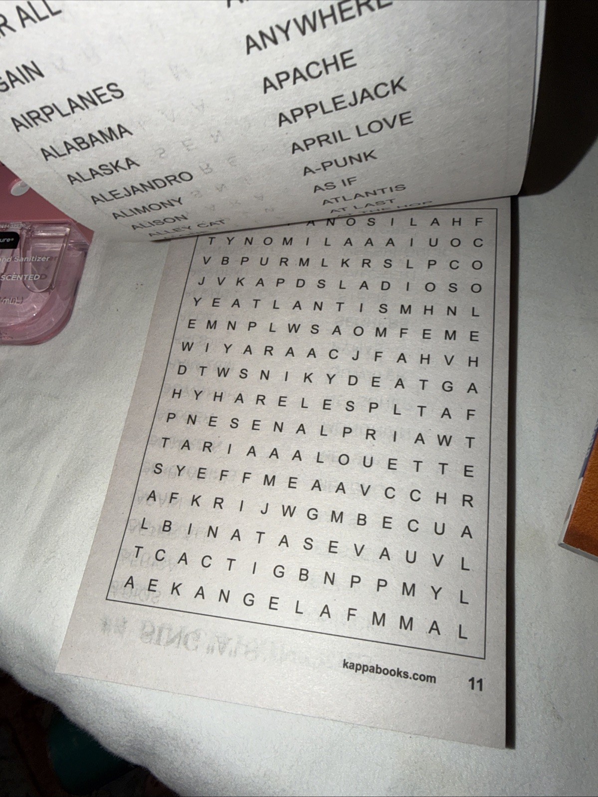 KAPPA Word-Find Pocket Puzzle Volume 182 Pages 162 W/ 73 Puzzles Large Print NEW