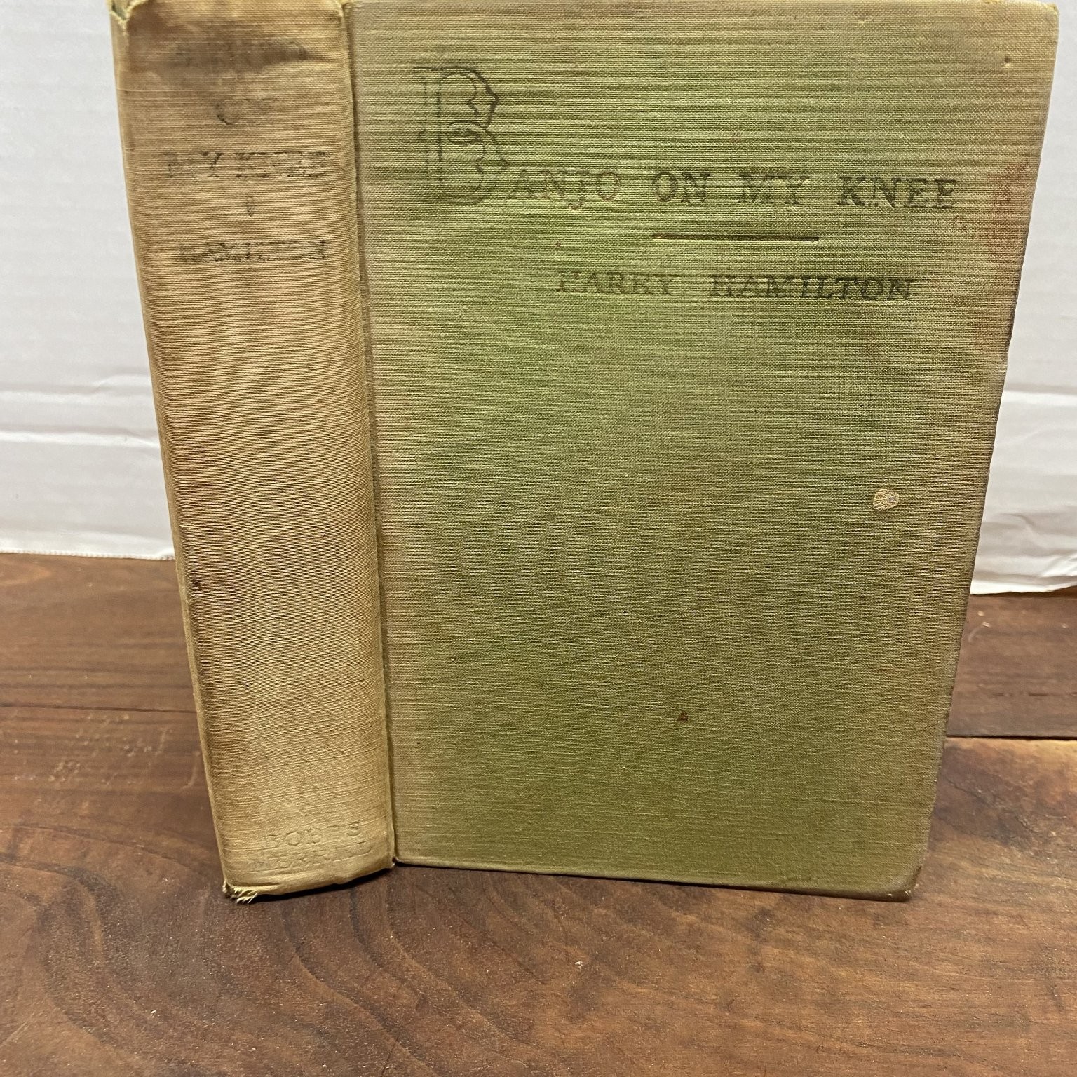Banjo On My Knee Harry Hamilton 1936 First Edition Bobbs-Merrill