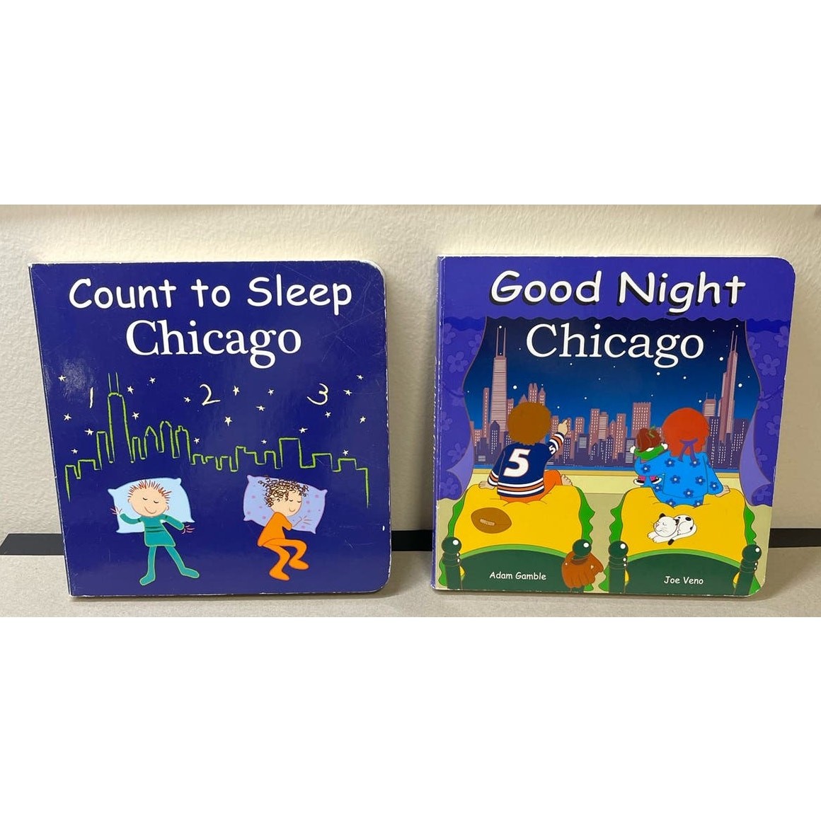 Set of 2 Children’s Board Books About Chicago