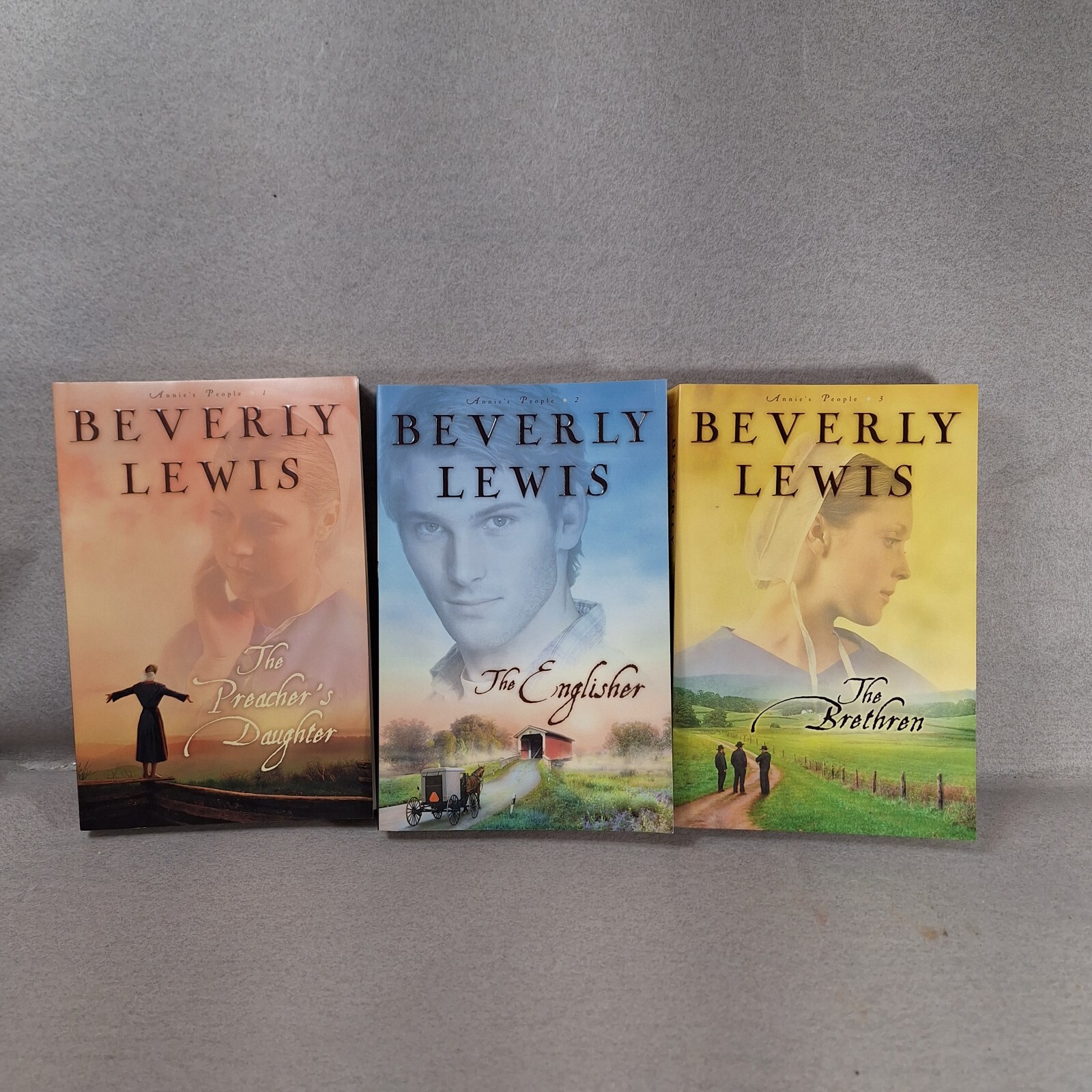 Annie’s People Series by Beverly Lewis Complete Set/lot of 3 Paperback Books VGC