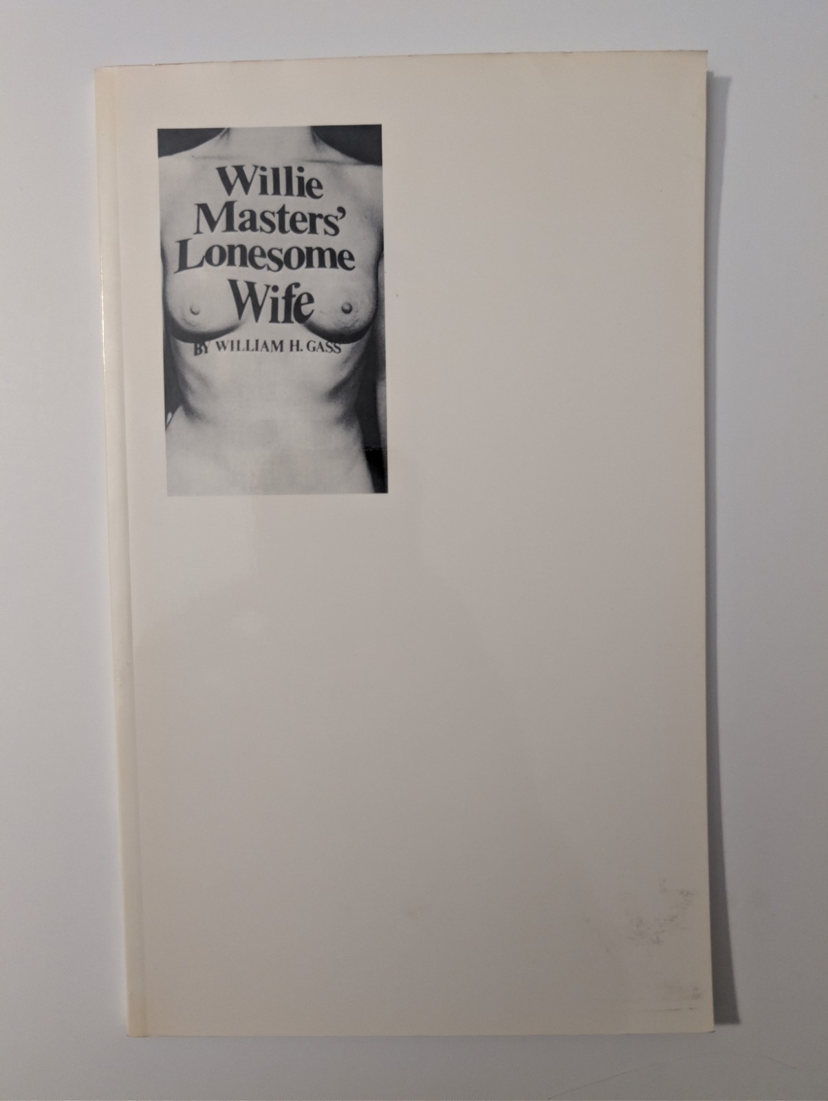 Willie Masters’ Lonesome Wife William H Glass Softcover Dalkey Archive VG SC TPB