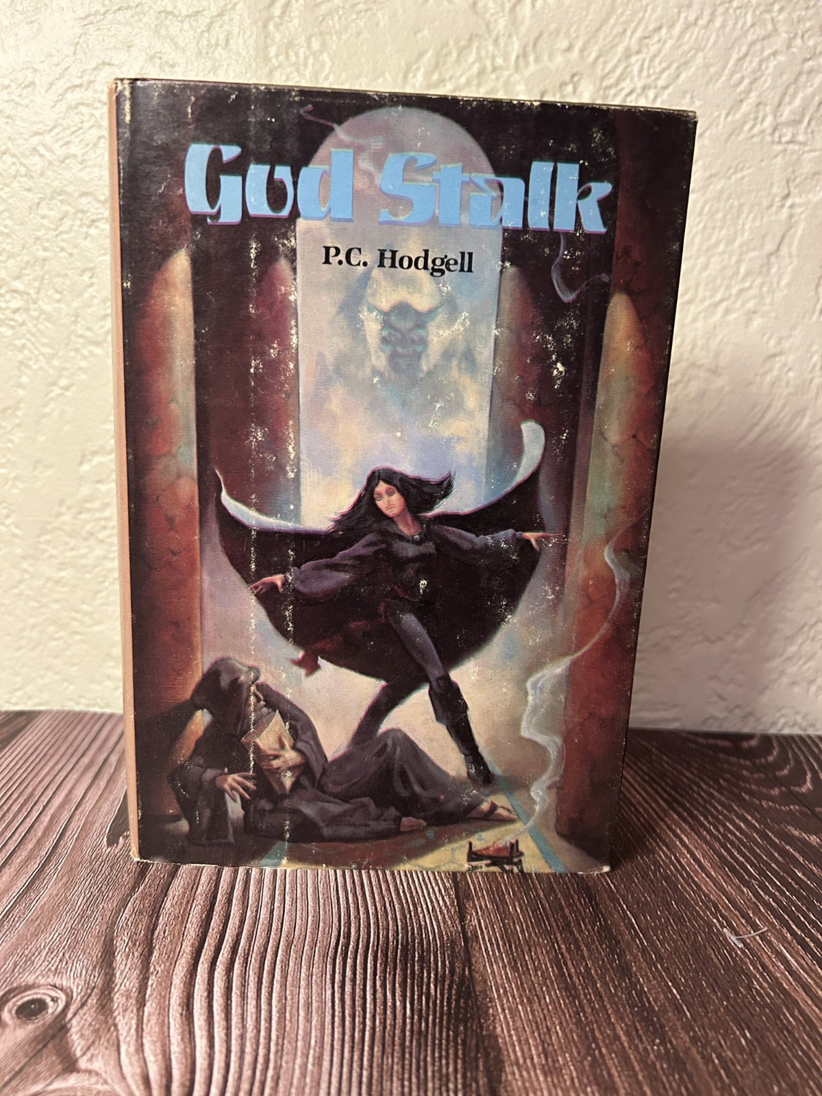 Vintage Hardcover Fantasy Novel: Godstalk by P.C. Hodgell -Book Club Edition