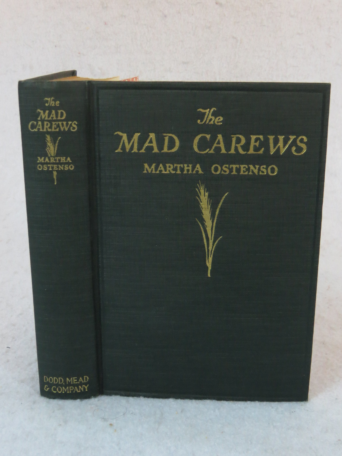 Martha Ostenso THE MAD CAREWS Dodd, Mead and Company c. 1927