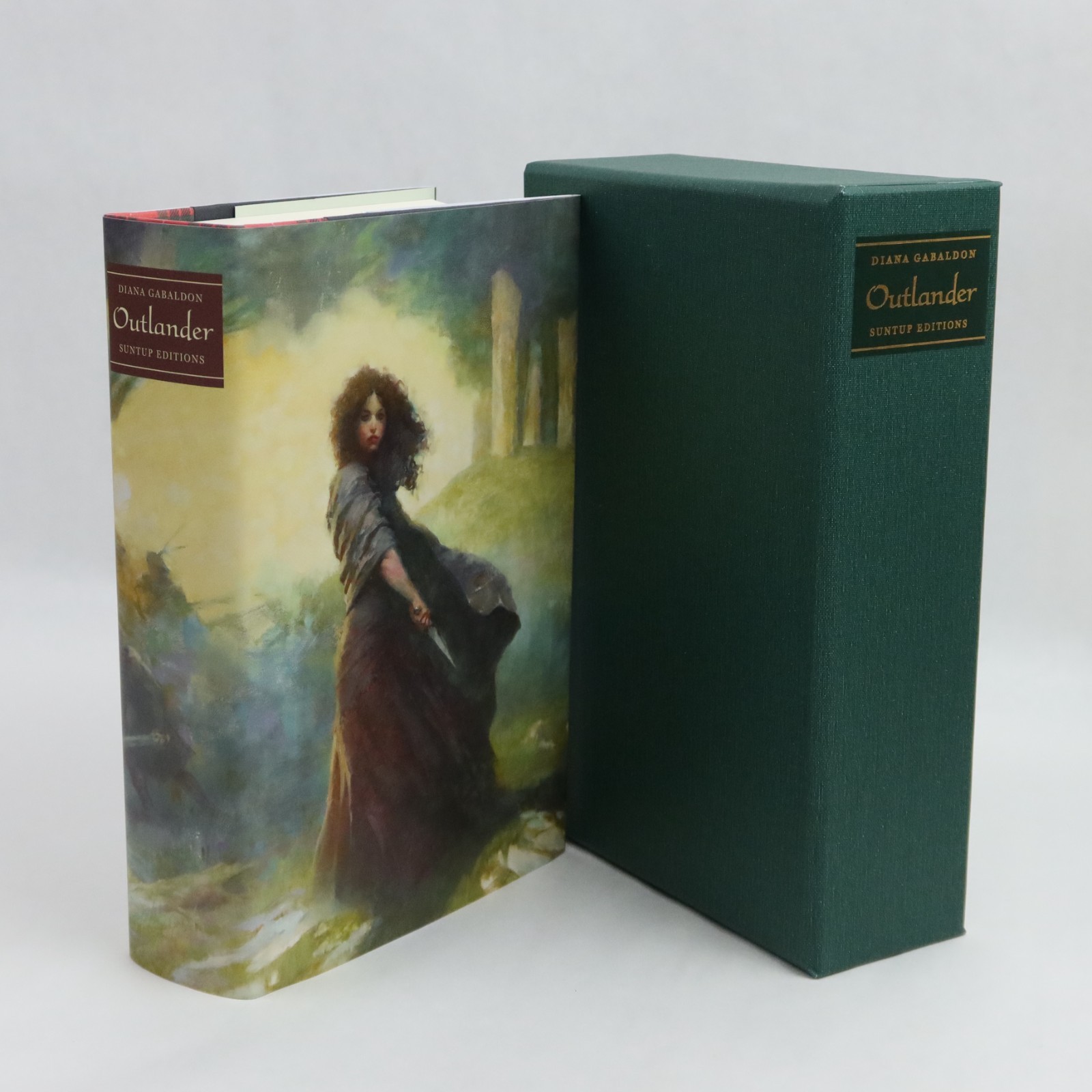 Outlander Diana Gabaldon Classic Edition SIGNED x2 Charles Young Walls Suntup