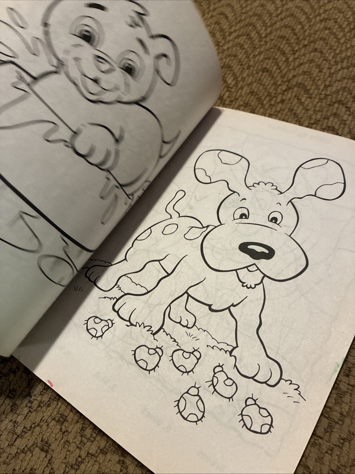 Bendon Playful Puppies Giant Coloring Activity Book Tear Share 150+ Pages New
