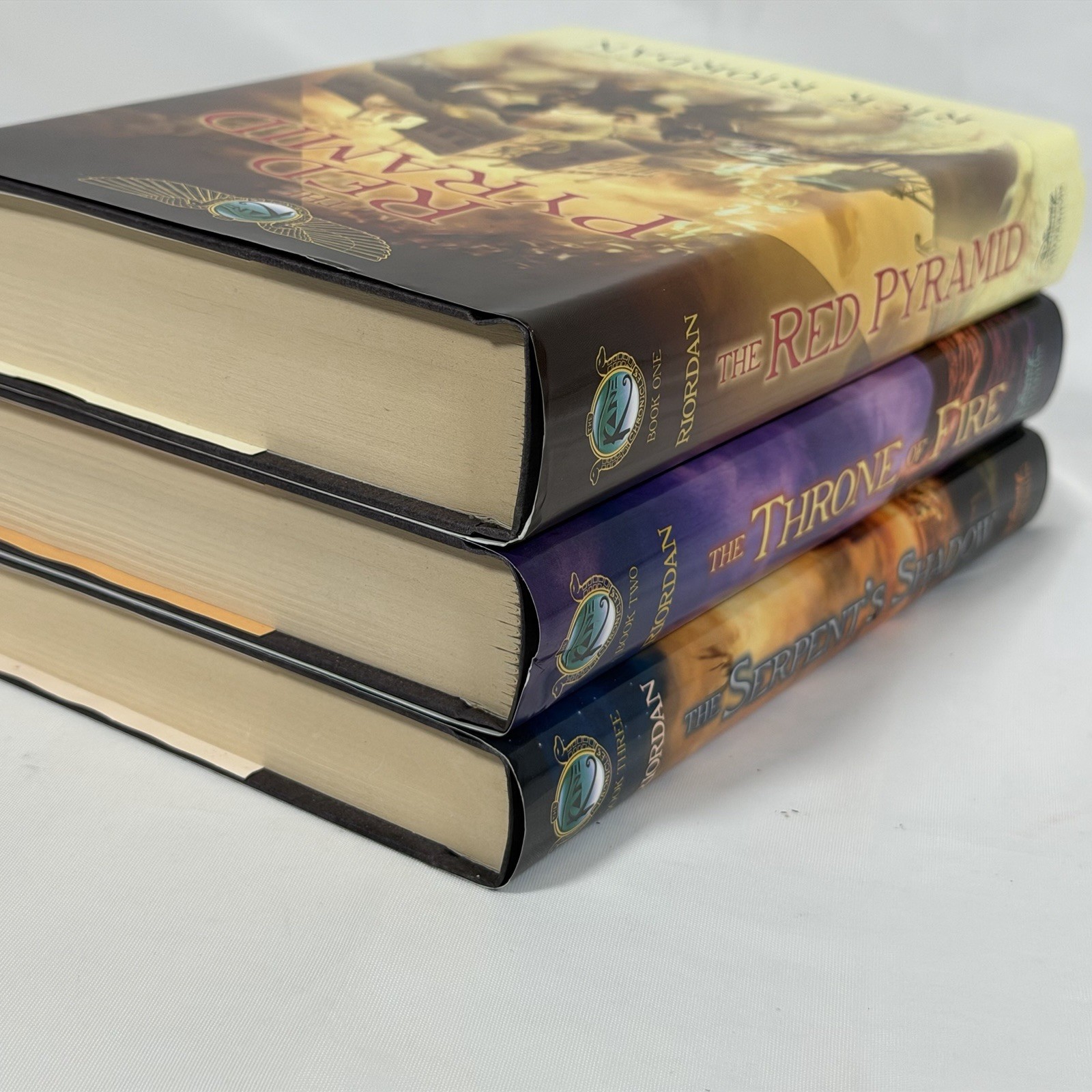 Rick Riordan: Kane Chronicles The Complete Series (#1-3) Set of Hardcover Books
