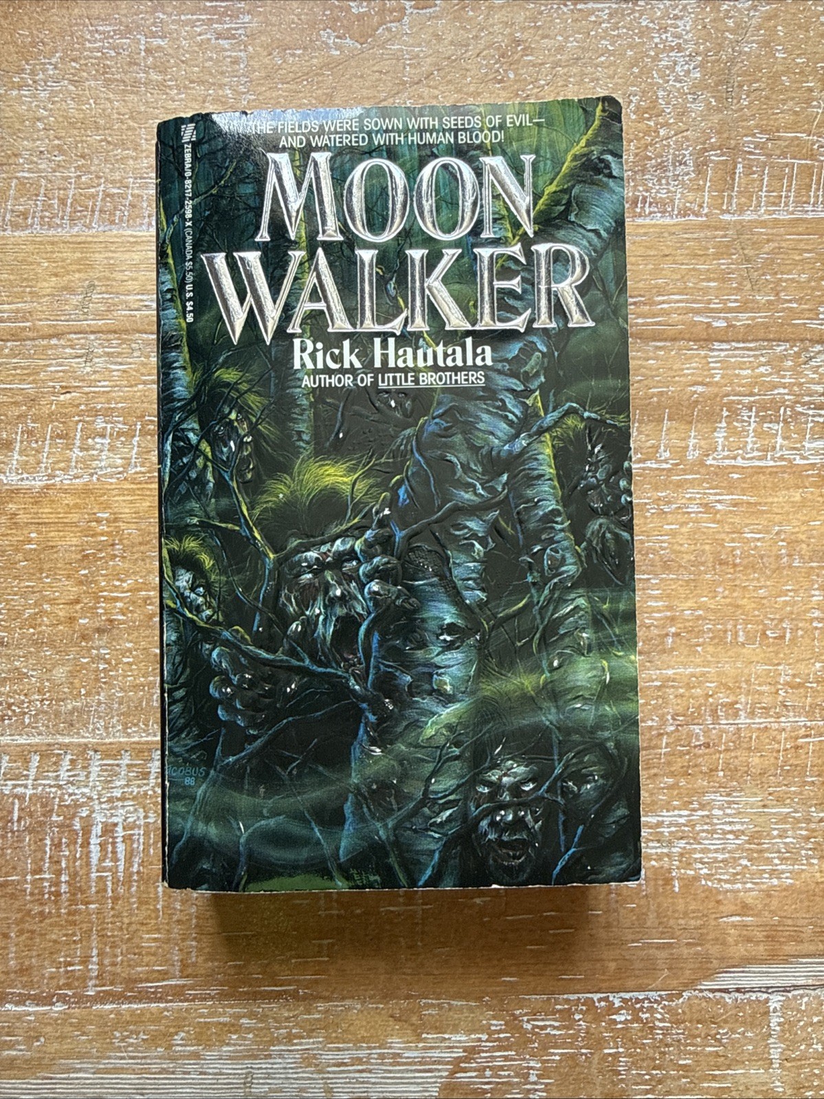Moon Walker – Rick Hautala – First Printing 1989 (Zebra Horror) Paperback