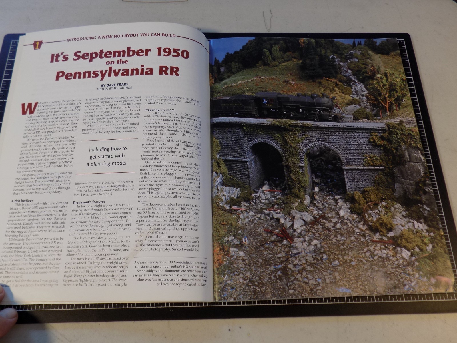 Model Railroader: The Pennsy Middle Division in HO Scale 1966 64pgs (071555)