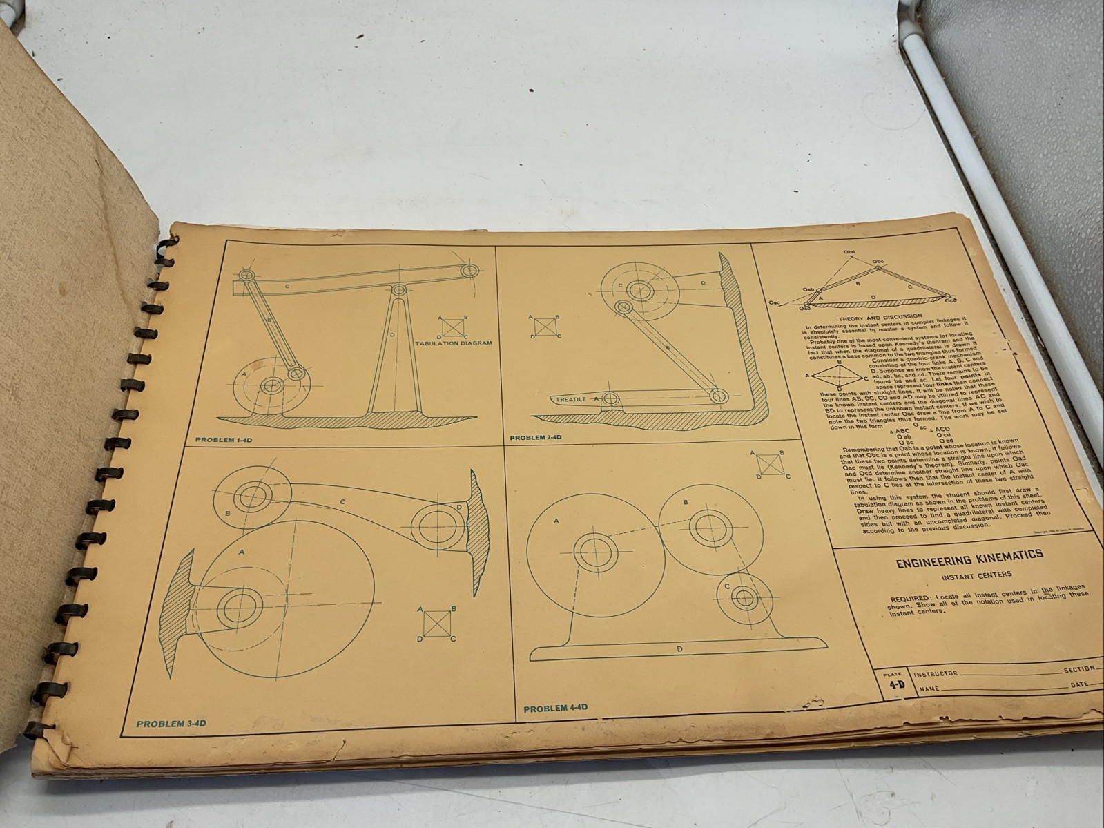Problems In Engineering Kinematics Lewis Miller Headley 1950’s problem Workbook